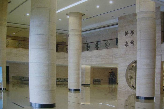 大理石圆柱补胶的步骤